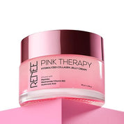 RENEE Pink Therapy Hydrolyzed Collagen Overnight Sleep Jelly Mask | Hydrates, Repairs, Smoothens & Plumps Skin | Peptides, Niacinamide & Hydrolyzed Collagen Enriched | 50 gm