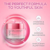 RENEE Pink Therapy Hydrolyzed Collagen Overnight Sleep Jelly Mask | Hydrates, Repairs, Smoothens & Plumps Skin | Peptides, Niacinamide & Hydrolyzed Collagen Enriched | 50 gm