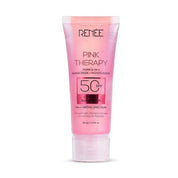 RENEE Pink Therapy PDRN 2-in-1 Sunscreen + Moisturizer SPF 50 PA+++ | In-Vivo Tested | with Niacinamide | Broad Spectrum UVA & UVB Protection | No Visible White Cast | Evens Skin Tone | 50g