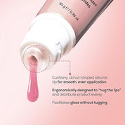RENEE Pink Therapy PDRN Overnight Lip Repairing & Moisturising Lip Balm For Dry, Chapped Lips | Glossy Finish, Revives Lip Barrier & Improves Elasticity | With Vegan PDRN, Peptides & Ceramides | 10g
