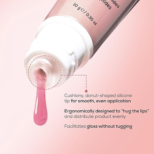 RENEE Pink Therapy PDRN Overnight Lip Repairing & Moisturising Lip Balm For Dry, Chapped Lips | Glossy Finish, Revives Lip Barrier & Improves Elasticity | With Vegan PDRN, Peptides & Ceramides | 10g