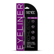 RENEE Pointy End Sketch Pen Smudge Proof Eyeliner - Matte Finish, Light Weight, Water Resistant, Long Stay Highly Pigmented with One Stroke Application Formula - Black