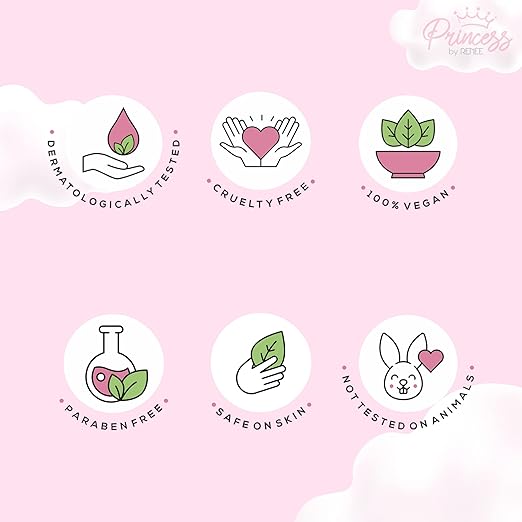 RENEE Princess Snowball Pink Lip Balm | For Pre-Teen Girls | Enriched with Shea Butter, Cocoa Butter & Vitamin E | Cruelty-Free & Vegan | 3Gm
