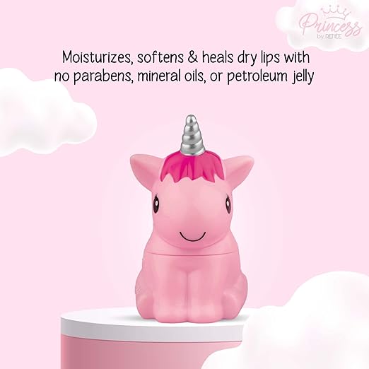 RENEE Princess Snowball Pink Lip Balm | For Pre-Teen Girls | Enriched with Shea Butter, Cocoa Butter & Vitamin E | Cruelty-Free & Vegan | 3Gm