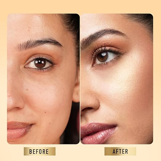 RENEE Yours Truly Strobe Cream for Face | 3 in 1 Highlighter Primer Moisturiser | Glow Cream, Lightweight, Non Sticky | Hydrating Dewy Skin Finish With Peptides | For All Skin Types | Rose Gold - 30g