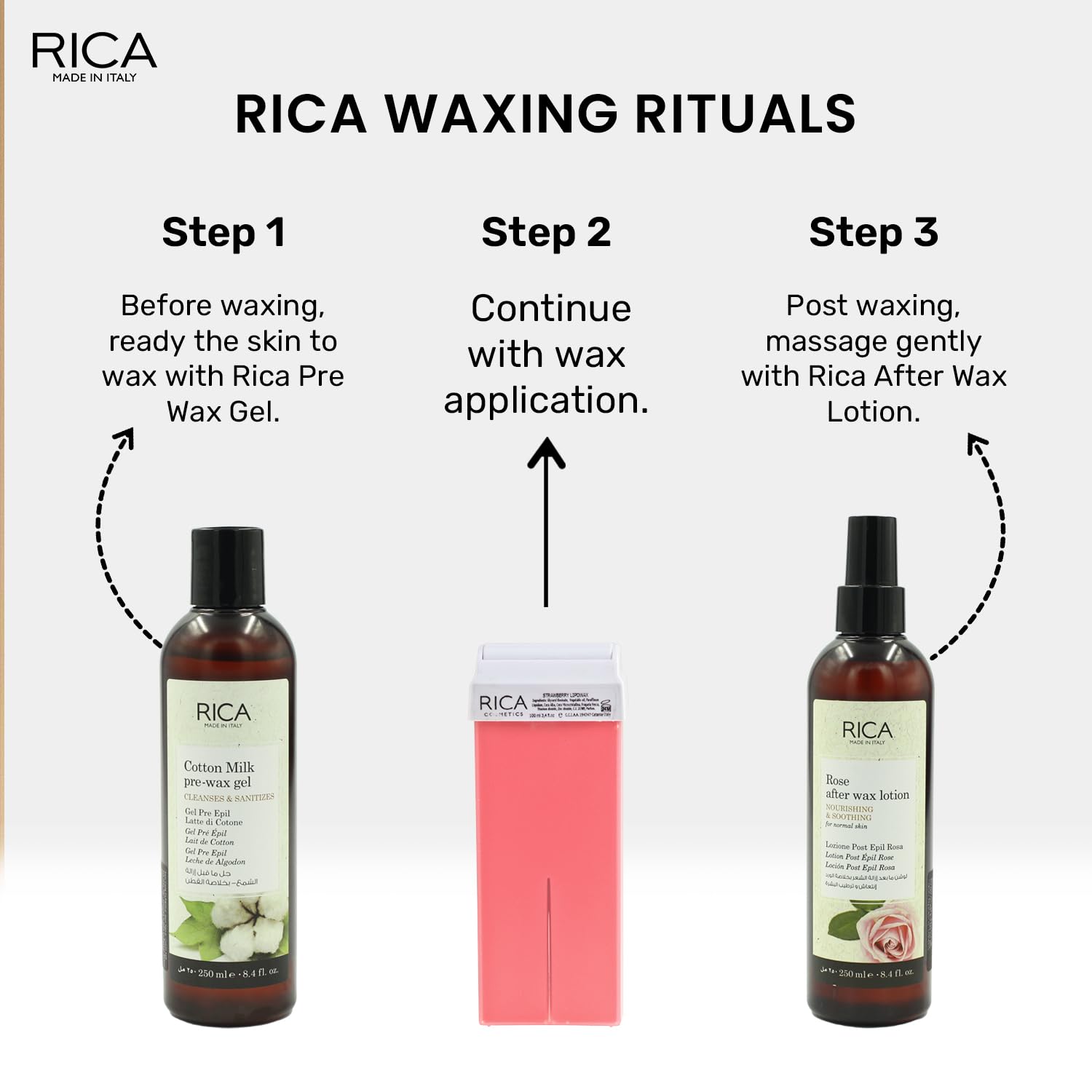 Rica Strawberry Liposoluable Wax 100ml