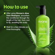 RIVONA NaturalS Aloe Vera Conditioner | + Neem |Anti Frizz And Smoothening | For Men & Women | All Hair Types | 250 Ml,