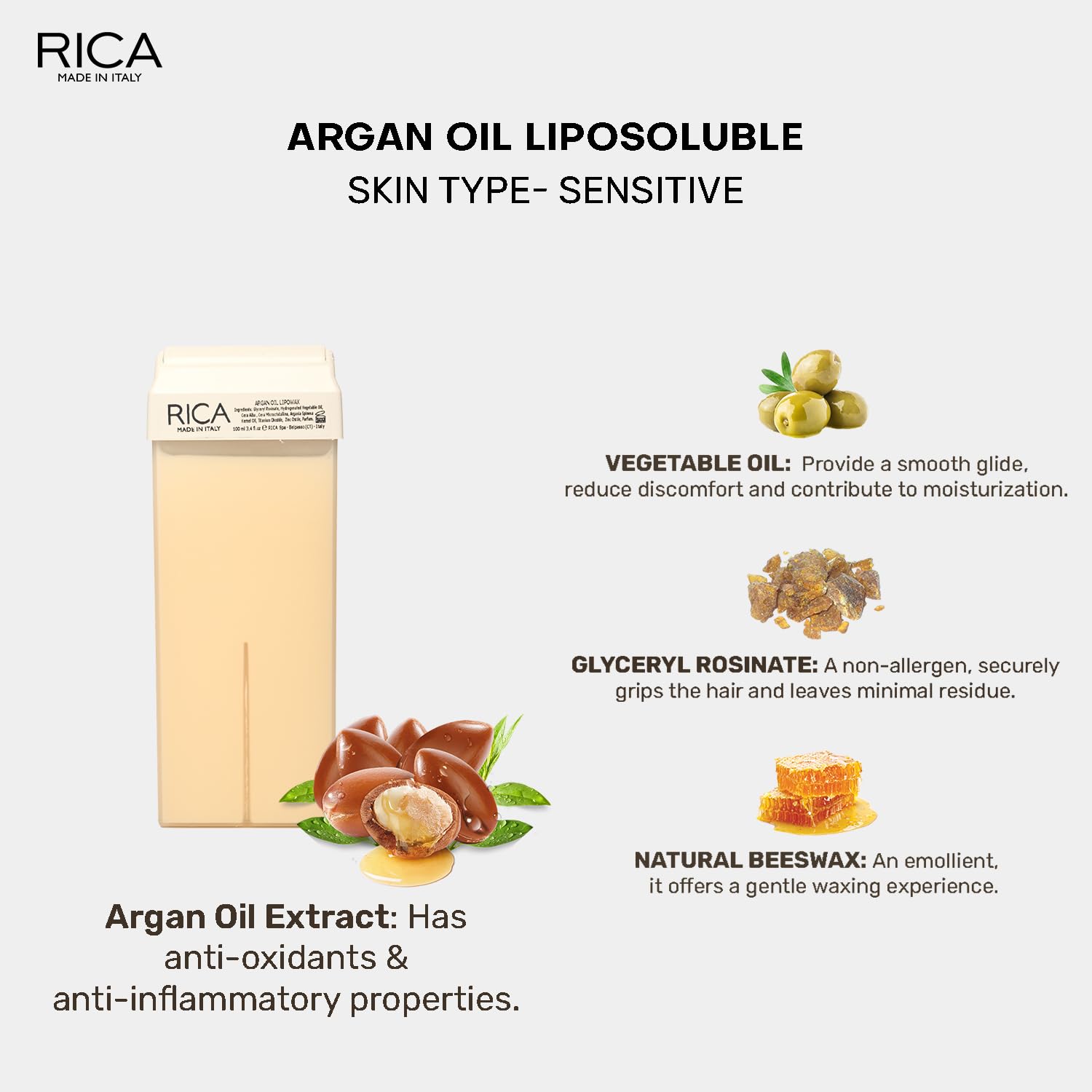 Rica Argan Oil Liposoluble Wax 100ml