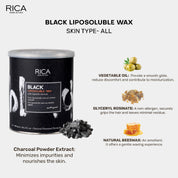 Rica Black Liposoluble Wax 800ml