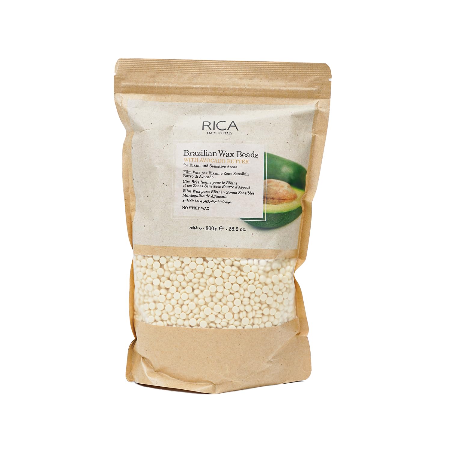 Rica Brazilian Beads, Stripless & Painless Hair Removal Wax  800gm