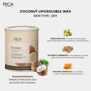 Rica Coconut Liposoluble Painless Hair Removal Wax  800ml