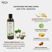 Rica Cotton Milk Pre Wax Gel  250ml