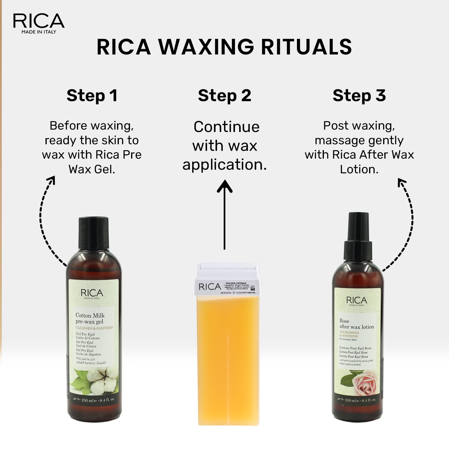 Rica Golden Liposoluable Wax 100ml
