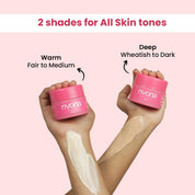 Rivona Naturals Bright Pink Face Cream | Long-Lasting Hydration | Light make up look | Vegan | Niacinamide & Mulberry Extracts| Tinted moisturiser | 50 gm (Warm Beige, 50 g (Pack of 1)