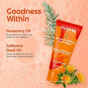 Rivona Naturals Honey & Saffron, brightening facewash with Niacinamide, Kojic Acid l Daily Gentle Face Cleanser For All Skin Types 100gm