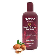 Rivona Naturals Keratin Therapy Shampoo, For Intense Damaged Hair Repair l Keratin Protein + Argan Oil nourishes dry hair| For Dry, Damaged and frizzy hair 250 ml