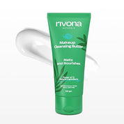 Rivona Naturals Makeup Cleansing Balm | Powered by 12 Indian Active Herbs | Gently Removes Makeup & Impurities | Deeply Hydrates | For All Skin Types | 100g
