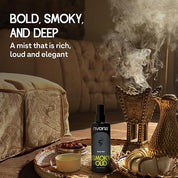 Rivona Smoky Oud Body Mist | Woody & Bold Long Lasting Body Spray for Men & Women | Patchouli, Cinnamon & Incense | Unisex Statement Fragrance | 200ml