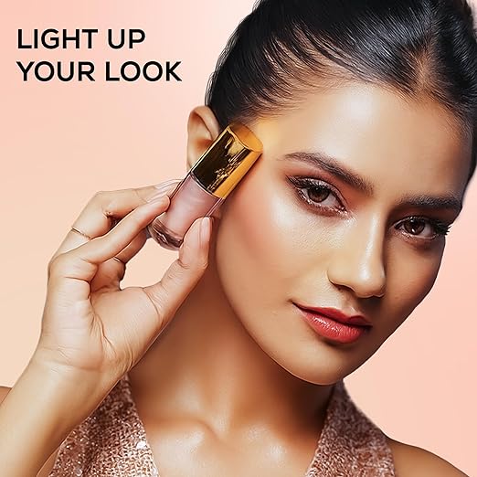 RENEE You are Glowing Liquid Highlighter for Face Makeup  | Illuminating, Dewy Finish | Long-Lasting, Radiant, Pearly Finish | Vitamin E, Jojoba Oil Infused | 6 ml