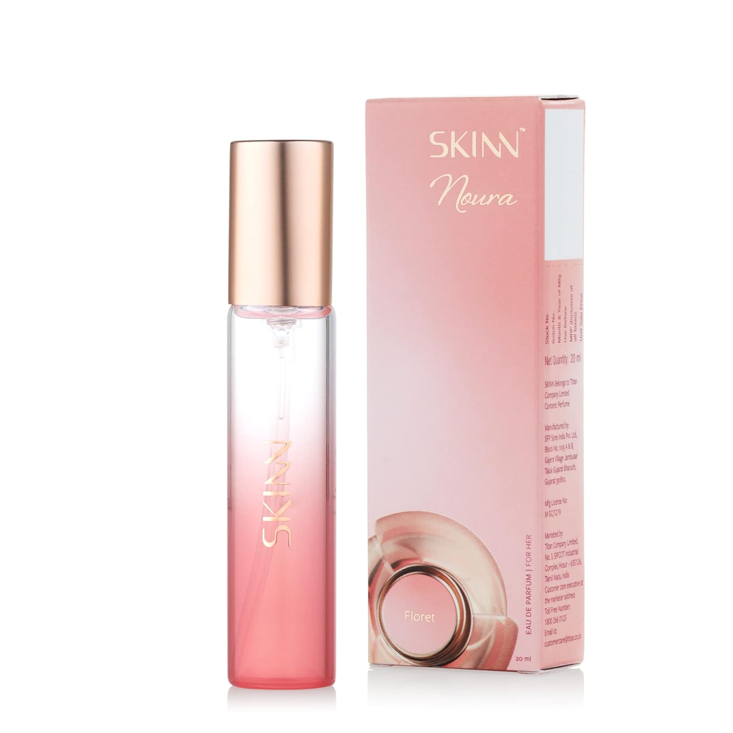 Skinn by Titan Noura Floret Long Lasting Everyday Eau De Parfum for Women