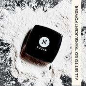 SUGAR All Set To Go Translucent Powder for shine control | Matte Loose Setting Powder | Blurs Pores & Fine Lines