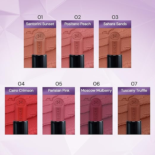 SUGAR Cosmetics Glide Peptide Serum Lipstick with Hyaluronic Acid & Vitamin E
