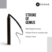 SUGAR Cosmetics Stroke Of Genius Heavy-Duty Kohl with Sharpner