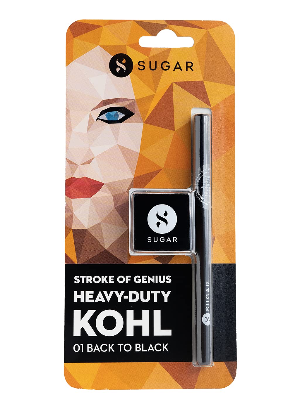 SUGAR Cosmetics Stroke Of Genius Heavy-Duty Kohl with Sharpner
