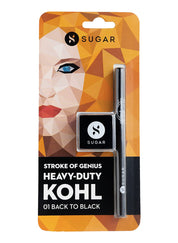 SUGAR Cosmetics Stroke Of Genius Heavy-Duty Kohl with Sharpner