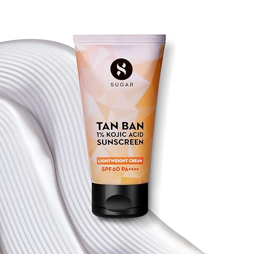 SUGAR Cosmetics Tan Ban 1% Kojic Acid Sunscreen SPF60