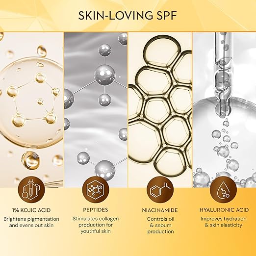 SUGAR Cosmetics Tan Ban 1% Kojic Acid Sunscreen SPF60