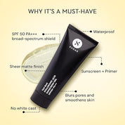 SUGAR Cosmetics Tan Ban Hyaluronic Acid Sunscreen SPF50+ PA+++ Gel
