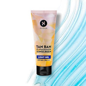 SUGAR Cosmetics Tan Ban Sunscreen SPF50 PA++++ Light Gel with 4% Niacinamide & 1% Hyaluronic Acid