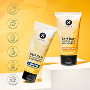 SUGAR Cosmetics Tan Ban Sunscreen SPF50 PA++++ Light Gel with 4% Niacinamide & 1% Hyaluronic Acid