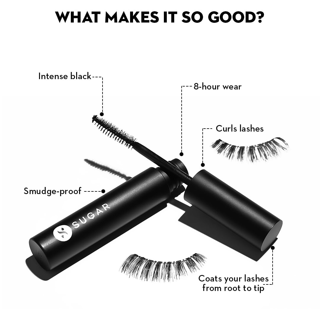 SUGAR Cosmetics Uptown Curl Lengthening Mascara
