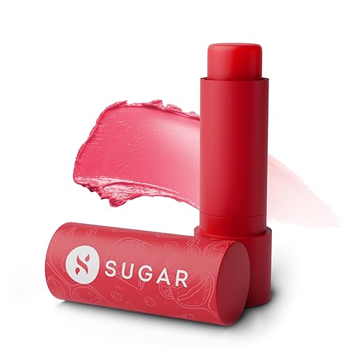 SUGAR Cosmetics Tipsy Lips Moisturing Balm with Vitamin E, Shea Butter and Jojoba Oil