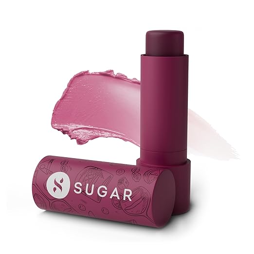 SUGAR Cosmetics Tipsy Lips Moisturing Balm with Vitamin E, Shea Butter and Jojoba Oil