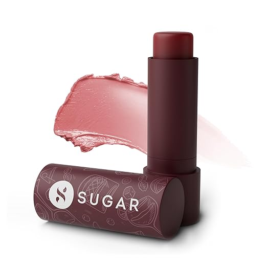 SUGAR Cosmetics Tipsy Lips Moisturing Balm with Vitamin E, Shea Butter and Jojoba Oil