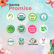 Whimsy Beauty Organic & Safe Makeup Kit | Safe beauty Set for Girls, Preteens & Teens | Eye Glitter, Lip Cheek Tint, Kids Lip Gloss and Mermaid Brushes | Vegan & Cruelty-Free