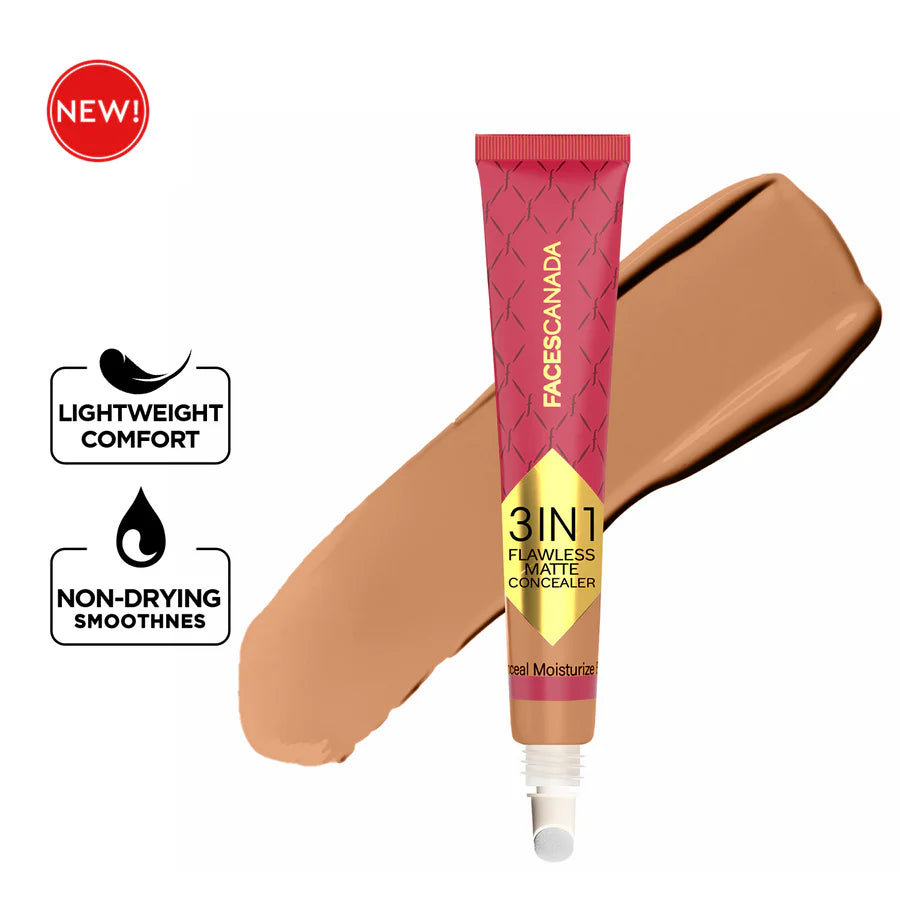 FACES CANADA 3 in 1 Flawless Matte Concealer & Colour Correctors