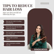 Sandalwood Hair Comb - Zero Waste Comb, 100% Wood, Plastic Free (ORO-059)