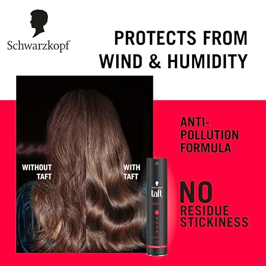 TAFT Schwarzkopf Power Hair Spray With Caffeine