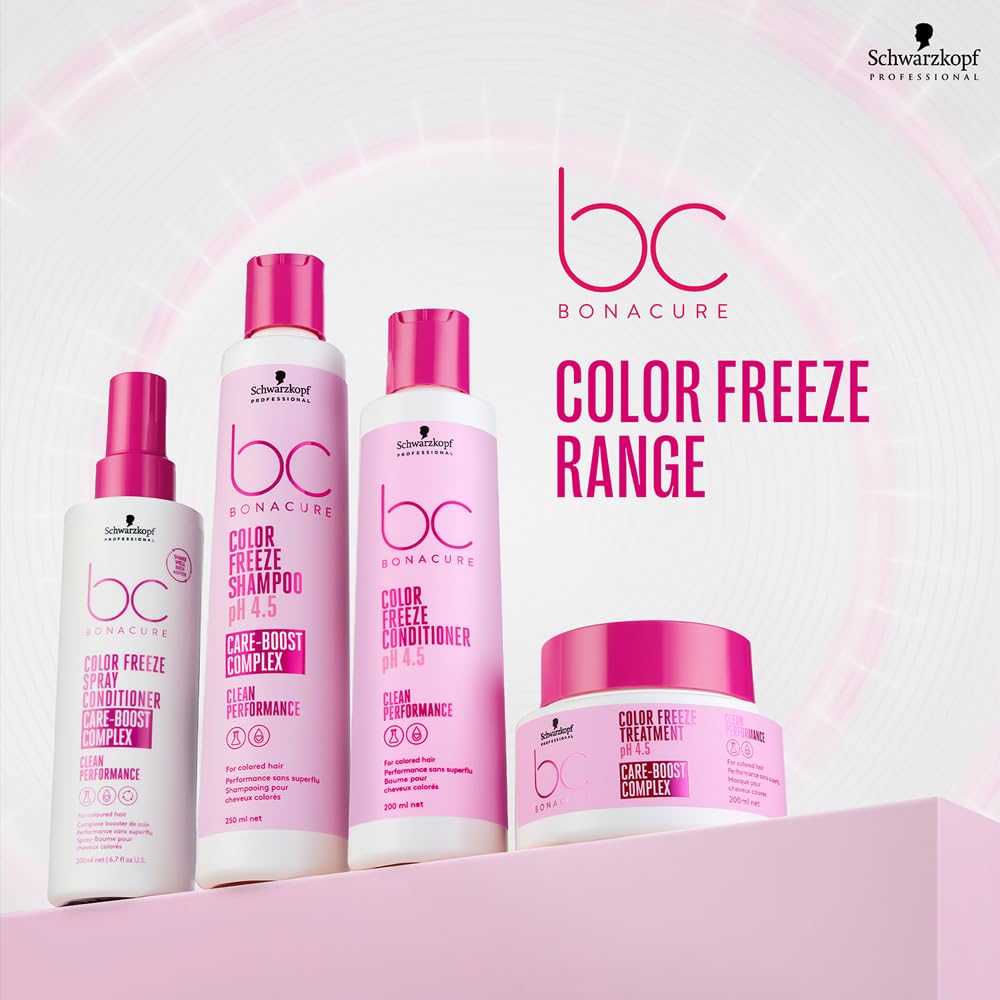 Schwarzkopf Professional Bc Ph4.5 Color Freeze Conditioner, Pink, 200 Ml