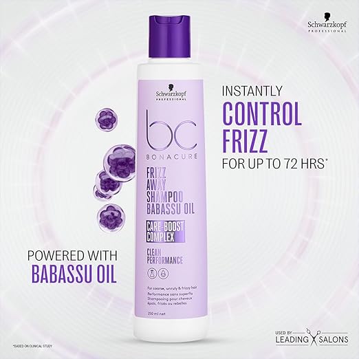 Schwarzkopf Professional Bonacure Frizz Away Shampoo For Men & Women
