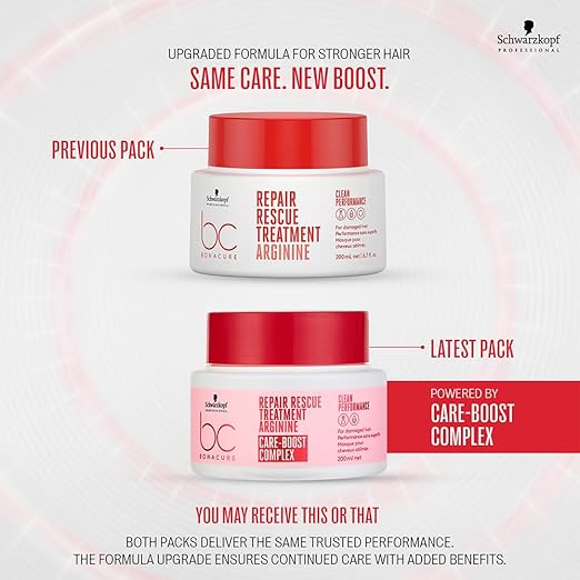Schwarzkopf Professional Bonacure Peptide Repair Rescue Deep Conditioning Tretment Hair Mask