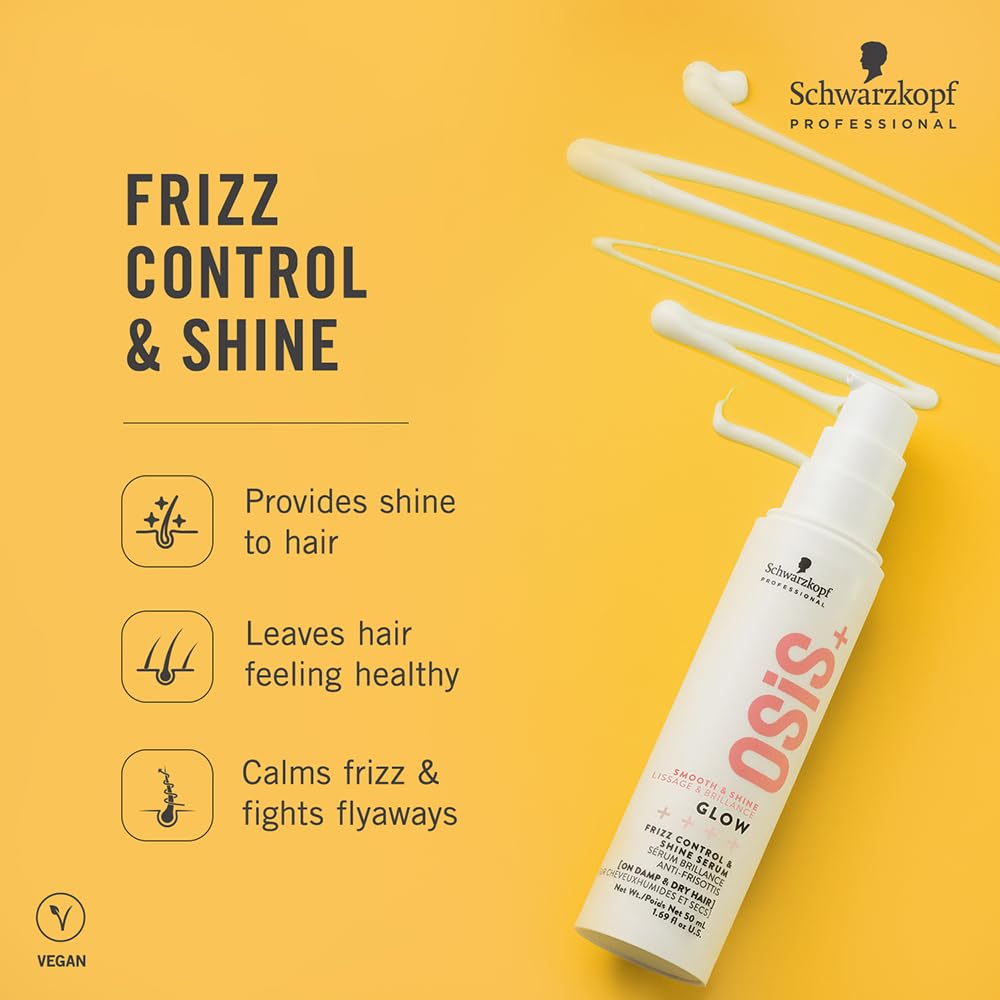 Schwarzkopf Professional OSiS+ Glow Anti-Frizz Shine Serum