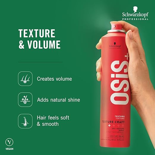 Schwarzkopf Professional OSiS+ Texture Craft Dry Texture Hair Styling Spray Mist