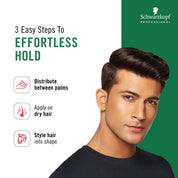 Schwarzkopf Professional Osis+ Flexwax Strong Hair Styling Cream Wax I Provides Grip And Natural Shine I Easy To Apply And Wash | Medium Hold | Suitable Of All Hair Types | For Men And Women | 85 Ml