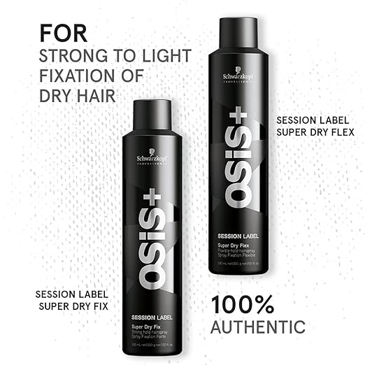 Schwarzkopf Professional Session Label Strong Hold Hair Spray for Men Women