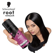 Schwarzkopf Root Retouch Instant Grey Hair Concealer Spray, Sweat And Rain Resistant - Black